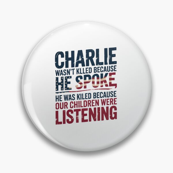 Item preview, Charlie Kirk Quote, Charlie Wasnt Killded Because He Spoke designed and sold by graphic-genie.
