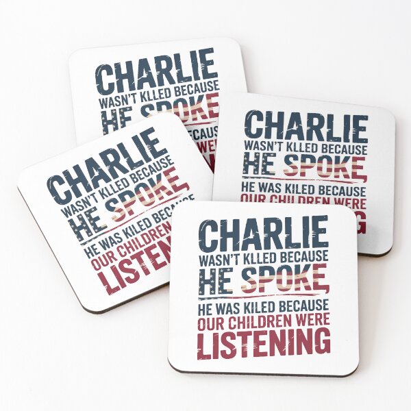 Item preview, Charlie Kirk Quote, Charlie Wasnt Killded Because He Spoke designed and sold by graphic-genie.