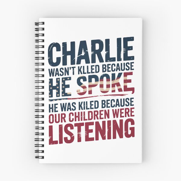 Item preview, Charlie Kirk Quote, Charlie Wasnt Killded Because He Spoke designed and sold by graphic-genie.