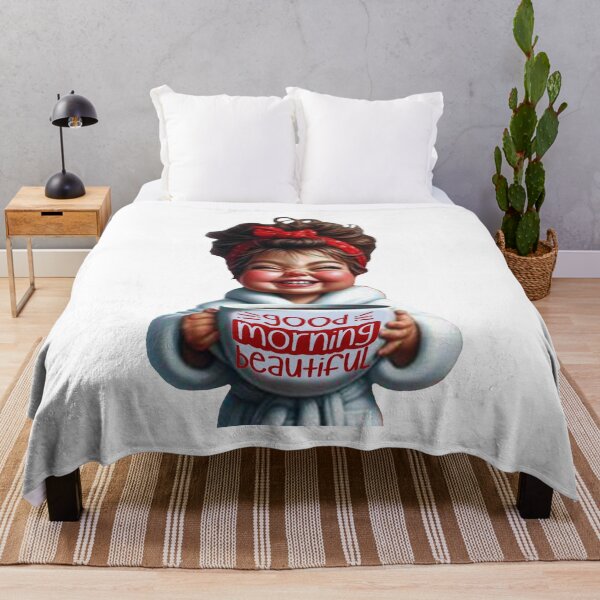 Item preview, Good Morning Beautiful; AI Style;  designed and sold by StickerApe.