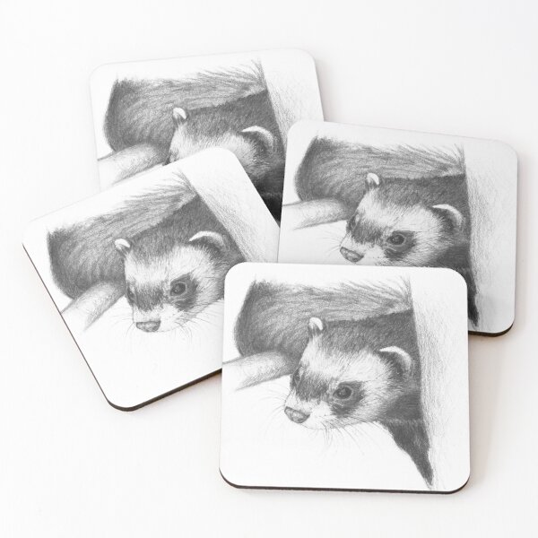 Item preview, Juss the Ferret designed and sold by ISEriksonartist.