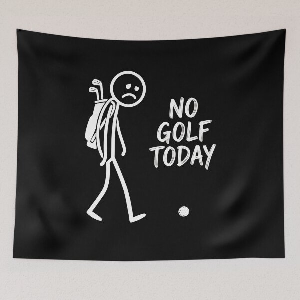 Item preview, No Golf Today Thanks to Unexpected Weather Chaos designed and sold by HumansStuck12.