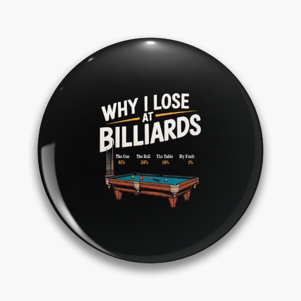 Artikelvorschau, Warum ich beim Billard verliere (Poolspieler, Billard, Snooker, lustig) entworfen und verkauft von KarlaLeanne.