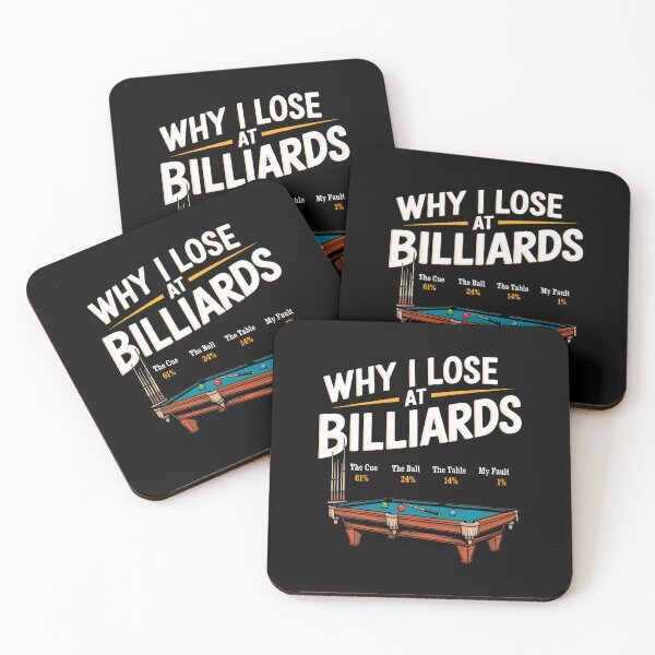 Item preview, Why I Lose At Billiards Pool Player Billiard Snooker Funny designed and sold by KarlaLeanne.