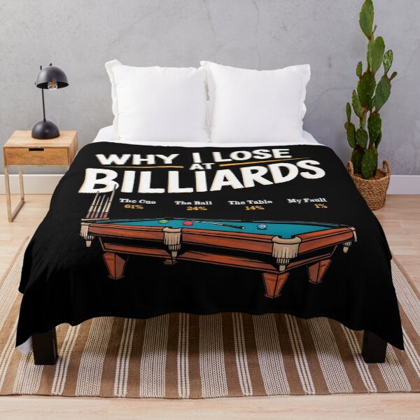 Artikelvorschau, Warum ich beim Billard verliere (Poolspieler, Billard, Snooker, lustig) entworfen und verkauft von KarlaLeanne.