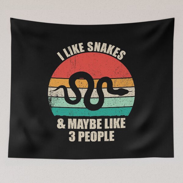 Item preview, I Like Snakes And Maybe 3 People - Snake Reptile Lover designed and sold by mazenyverxa.