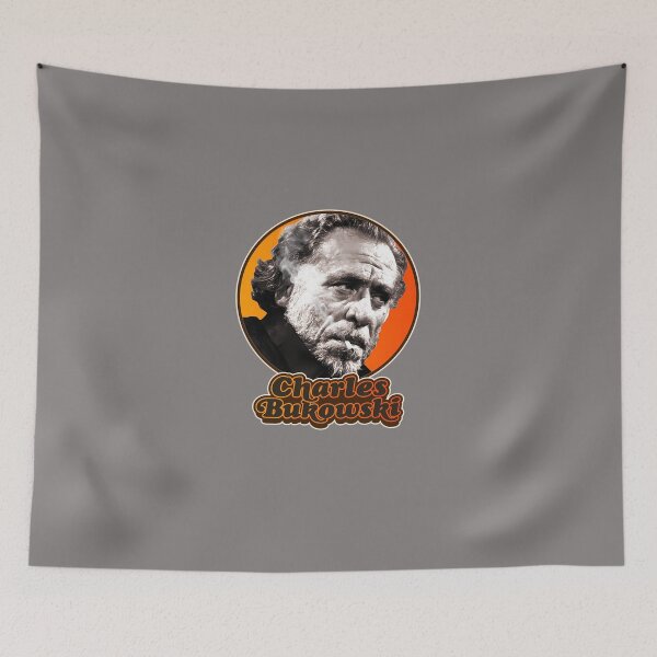 Item preview, RETRO-CHARLES-BUKOWSKI-TRIBUTE designed and sold by NataljaGraf.
