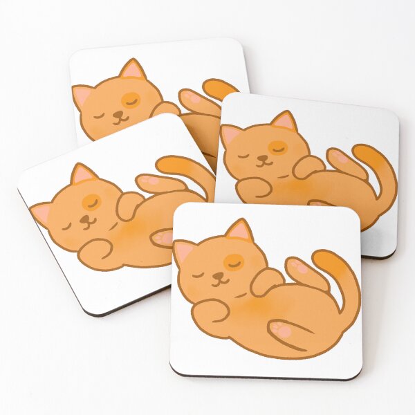 Item preview, Orange Sleeping Cat 02 designed and sold by Kitteh Says Boo.