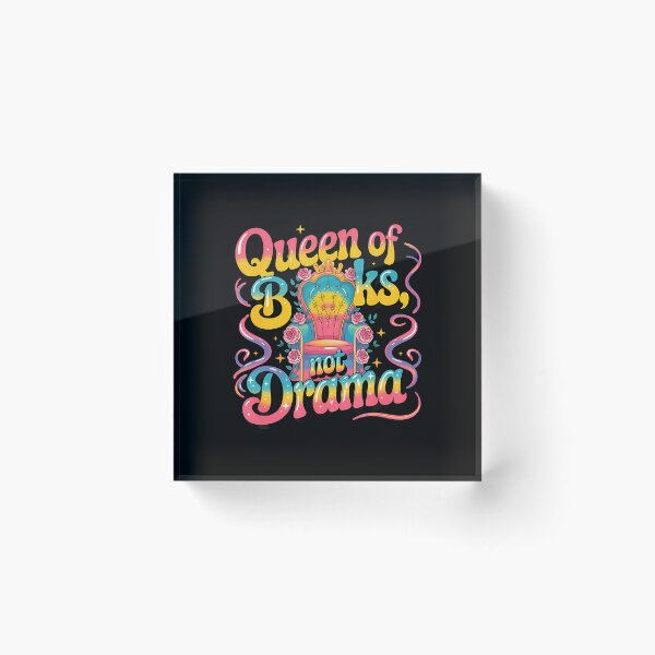 Item preview, Queen Of Books Not Drama Reading Chair designed and sold by KarlaLeanne.