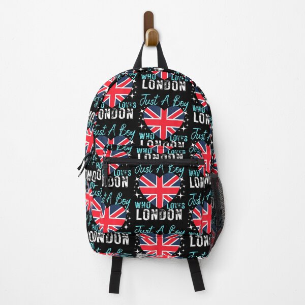 Item preview, United Kingdom Just A Boy Who Loves London Heart Flag Boys designed and sold by TerriMichelle.