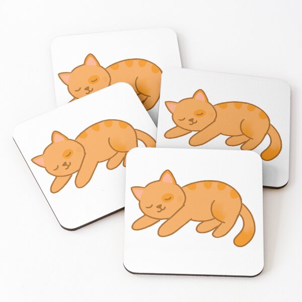 Item preview, Orange Sleeping Cat 03 designed and sold by Kitteh Says Boo.