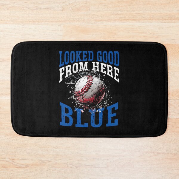 Artikelvorschau, Sah von hier gut aus Blau - Baseball entworfen und verkauft von BeulahJoseph.