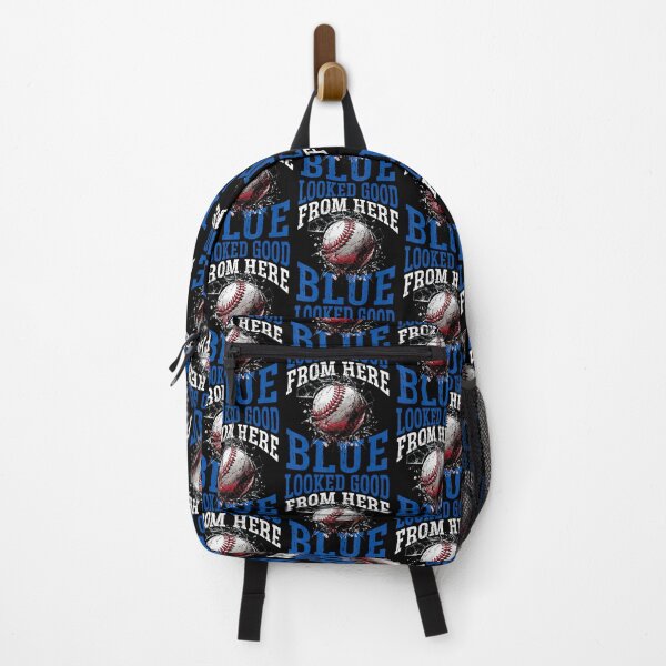Artikelvorschau, Sah von hier gut aus Blau - Baseball entworfen und verkauft von BeulahJoseph.