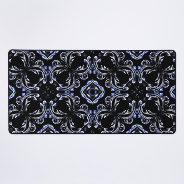 Item preview, Midnight Rococo Scrollwork designed and sold by Kaleidoscope Print.
