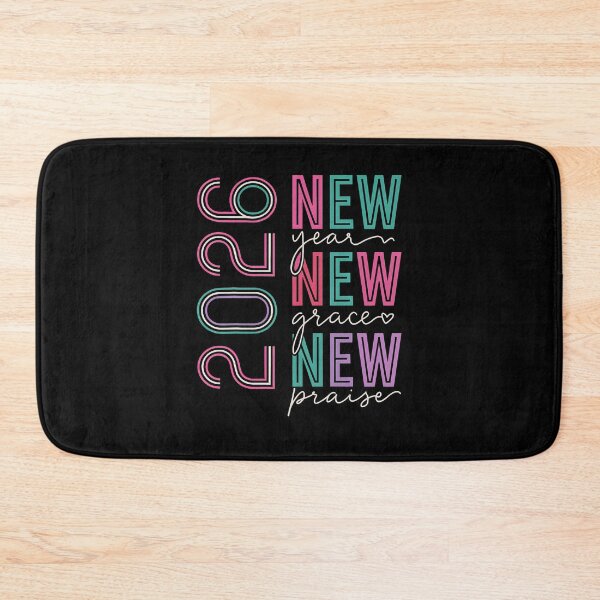 Item preview, 2026 New Year New Grace New Praise Retro Faith Art designed and sold by LavetaCatherine.