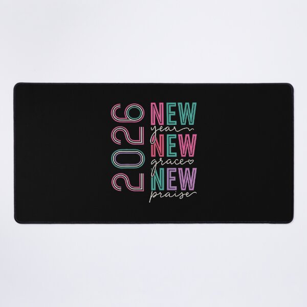 Item preview, 2026 New Year New Grace New Praise Retro Faith Art designed and sold by LavetaCatherine.