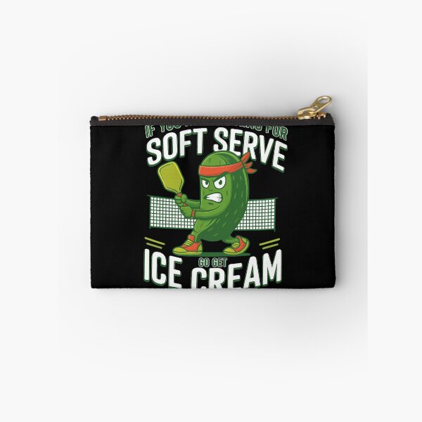 Item preview, Soft Serve? Go Get Ice Cream – Funny Pickleball Pun Design designed and sold by haitrieuic96.
