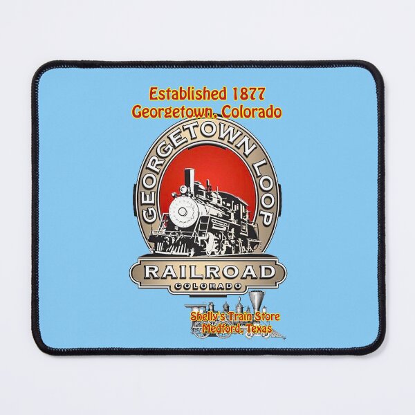 Item preview, Train Logo, Georgetown Loop RR, Shelly's Train Store, Vintage, Classic, Collectible Train Logos, Rail & Railroad Logos, train stickers, magnets, t-shirts, posters and more designed and sold by MoreEZUSA-Here.