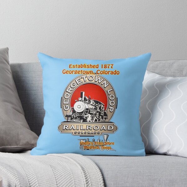 Item preview, Train Logo, Georgetown Loop RR, Shelly's Train Store, Vintage, Classic, Collectible Train Logos, Rail & Railroad Logos, train stickers, magnets, t-shirts, posters and more designed and sold by MoreEZUSA-Here.