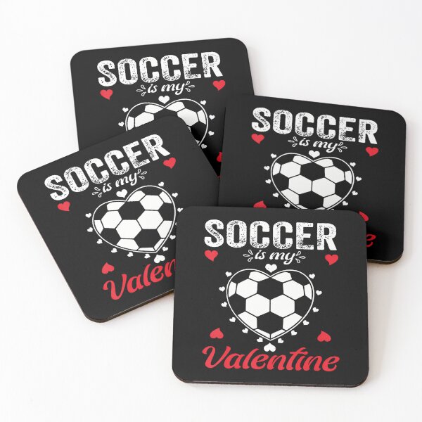 Item preview, Soccer Is My Valentine Heart Baby Boys Men n Youth designed and sold by ConnieDora.