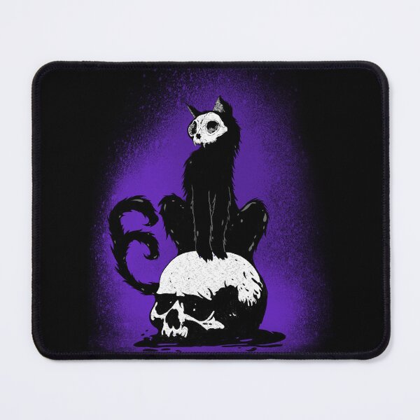 Item preview, Skull cat designed and sold by mentalcrafts.