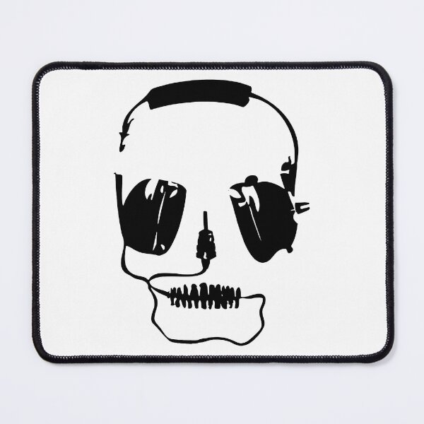 Item preview, Music Skull Head; designed and sold by StickerApe.