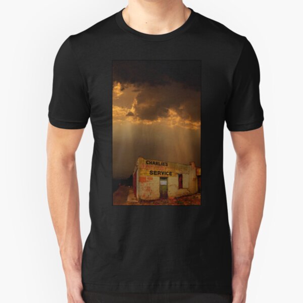 Charlie's Radiator Service, Milan, New Mexico Slim Fit T-Shirt