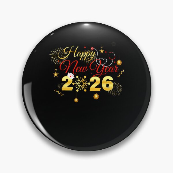 Item preview, Happy New Year 2026 Fireworks Nurse Stethoscope Nye Party designed and sold by ConnieDora.