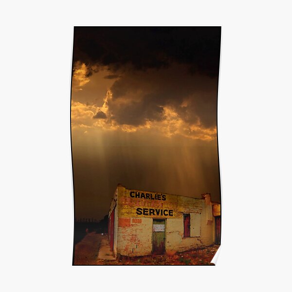 Charlie's Radiator Service, Milan, New Mexico Poster