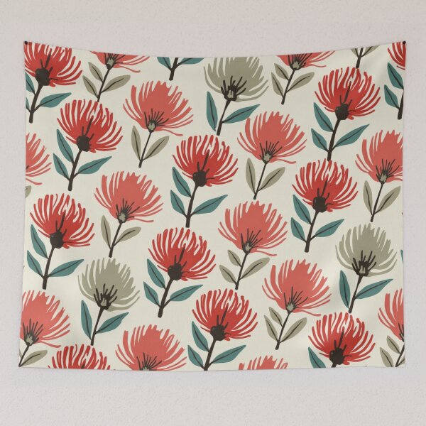 Item preview, Australian Wildflower Illustration — Seamless Floral Print designed and sold by TroyTheTerrific.