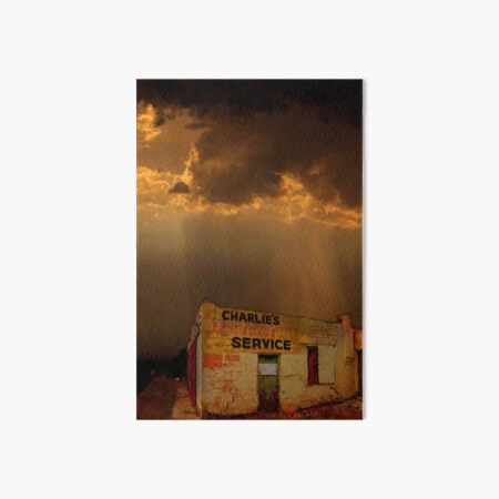 Charlie's Radiator Service, Milan, New Mexico Art Board Print