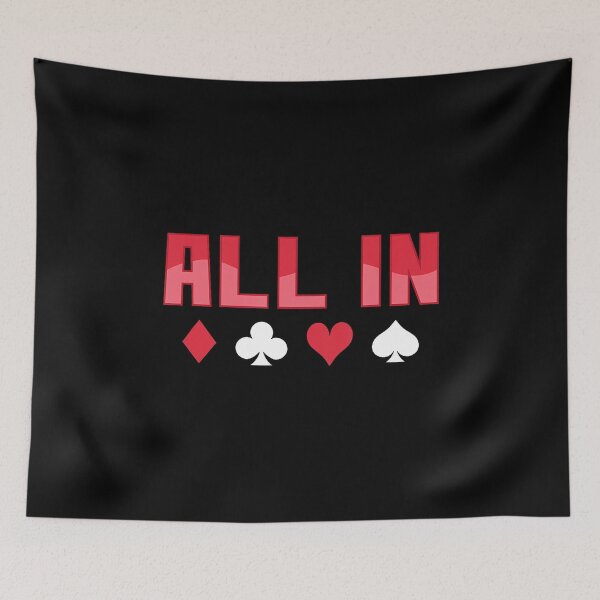 Item preview, All In Game Poker designed and sold by PatriciaKelsey.