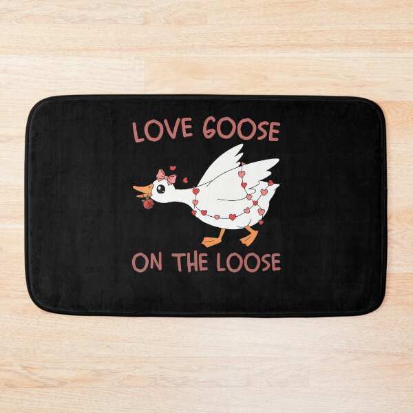 Item preview, Love Goose On The Loose Funny Valentine Goose Humor designed and sold by ConnieDora.