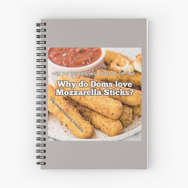 Item preview, Doms Love Mozzarella Sticks (Humor) designed and sold by MillieLissow.