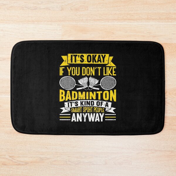 Item preview, A Smart People Sport Anyway Funny Badminton designed and sold by LindaRuby1.