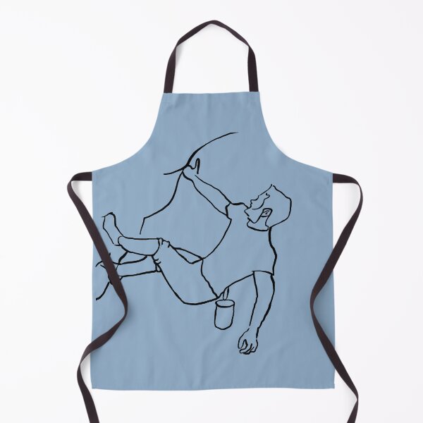 Item preview, Climber man (light blue) designed and sold by ArtbyElina.