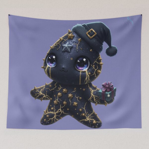 Item preview, Christmas starfish with gift designed and sold by Ecosetereos.