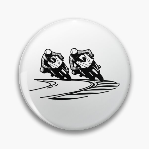 Item preview, Two motorbike riders turning in a race curve_19 designed and sold by Aariq.
