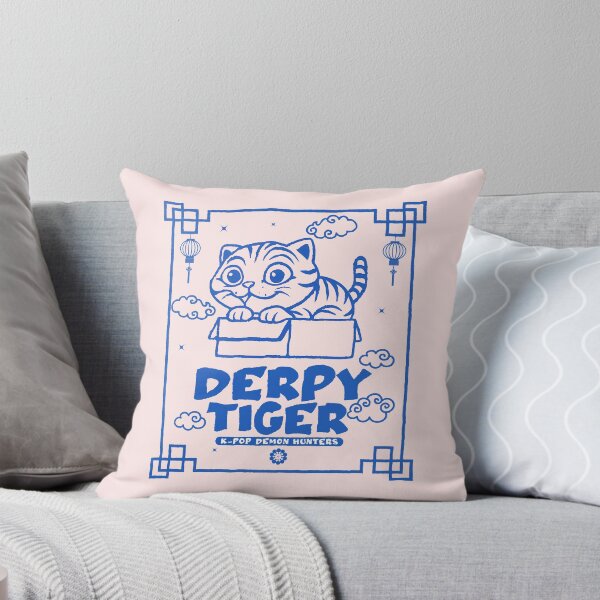 Item preview, Derpy blue tiger vintage designed and sold by delllsdesigns.