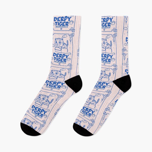 Item preview, Derpy blue tiger vintage designed and sold by delllsdesigns.