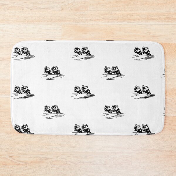 Item preview, Two motorbike riders turning in a race curve_19_side view designed and sold by Aariq.