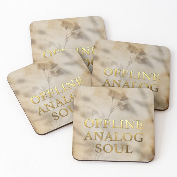 Item preview, Offline Analog Soul Vintage Sepia Floral Texture Design designed and sold by SplashTastic.
