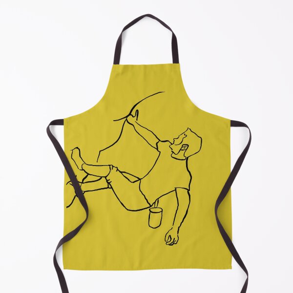 Item preview, Climber man (yellow) designed and sold by ArtbyElina.