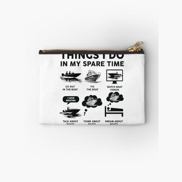 Item preview, Things I Do In My Spare Time Boating  designed and sold by LounisArt.