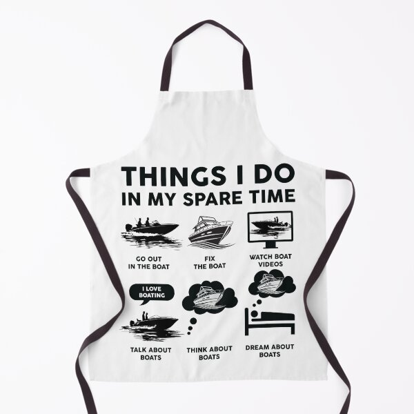 Item preview, Things I Do In My Spare Time Boating  designed and sold by LounisArt.