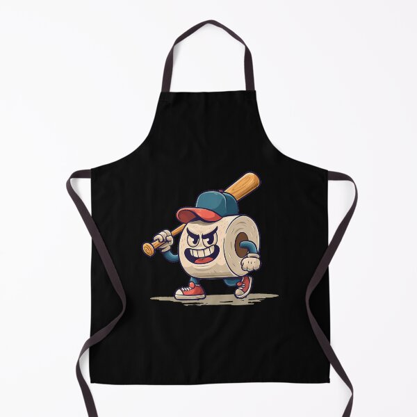 Item preview, Funny Toilet Paper Boy With Baseball Bat designed and sold by PatriciaKelsey.