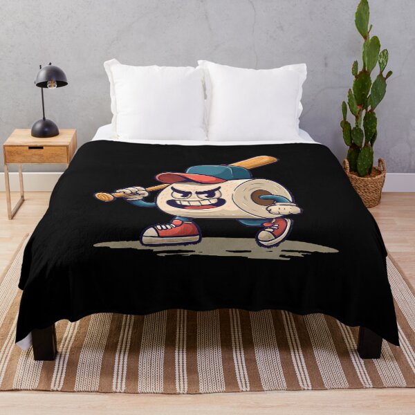 Item preview, Funny Toilet Paper Boy With Baseball Bat designed and sold by PatriciaKelsey.