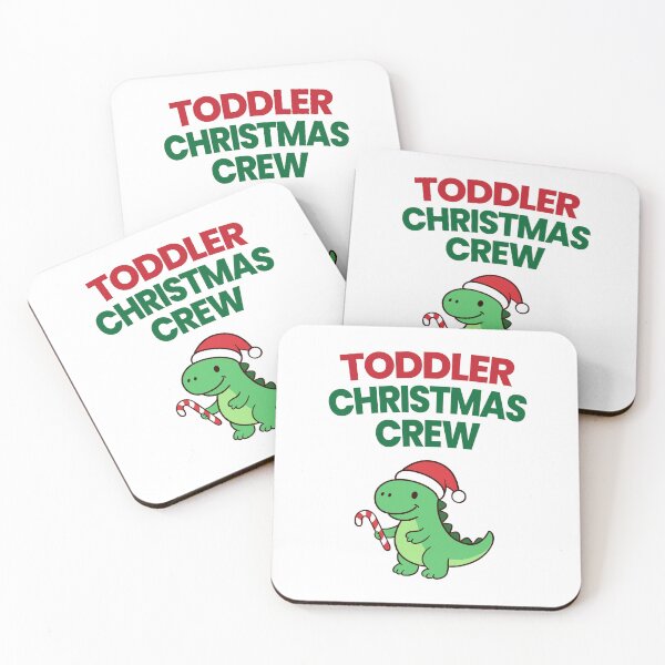 Item preview, Toddler Christmas Crew Dinosaur – Cute Santa Dino Holiday Shirt designed and sold by Kewessthetic.
