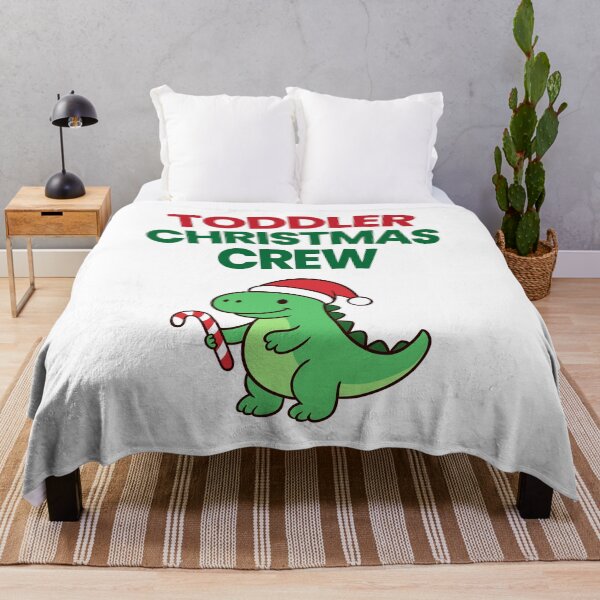 Item preview, Toddler Christmas Crew Dinosaur – Cute Santa Dino Holiday Shirt designed and sold by Kewessthetic.
