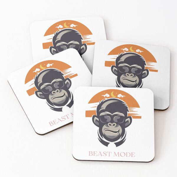 Item preview, Cool Monkey – Beast Mode T-Shirt designed and sold by AyaCorner.